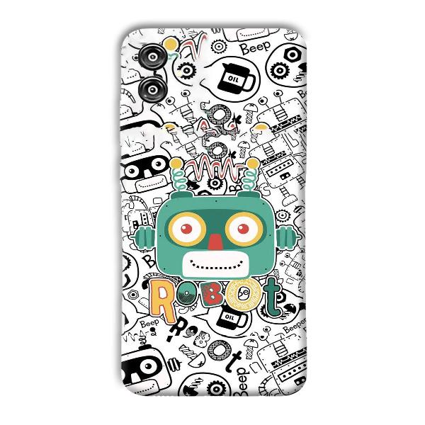 Animated Robot Phone Customized Printed Back Cover for Samsung Galaxy F04
