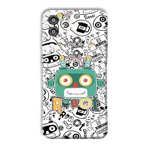 Animated Robot Phone Customized Printed Back Cover for Samsung Galaxy F04
