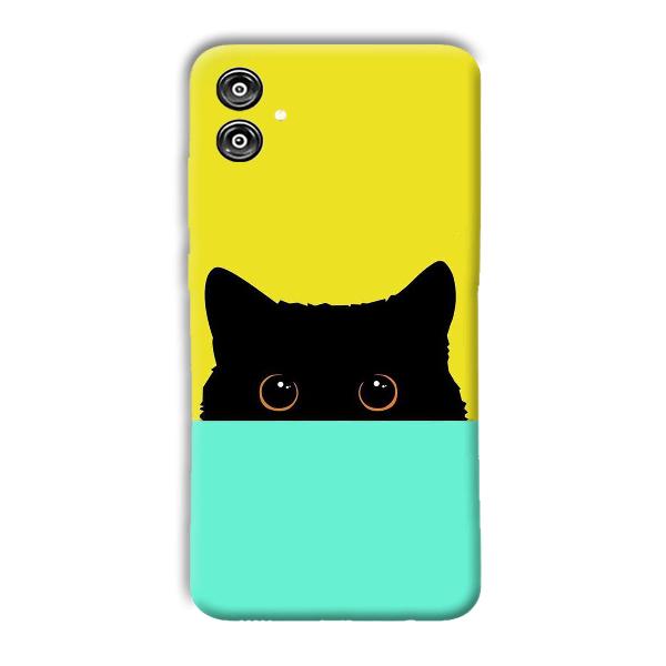 Black Cat Phone Customized Printed Back Cover for Samsung Galaxy F04