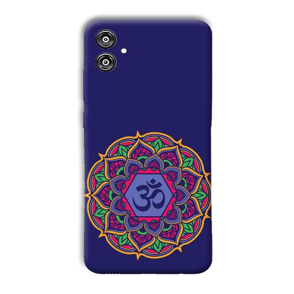 Blue Om Design Phone Customized Printed Back Cover for Samsung Galaxy F04