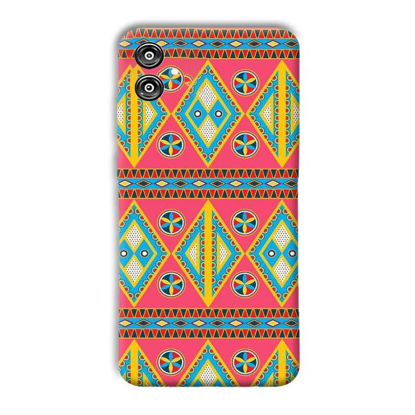 Colorful Rhombus Phone Customized Printed Back Cover for Samsung Galaxy F04