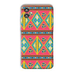 Colorful Rhombus Phone Customized Printed Back Cover for Samsung Galaxy F04