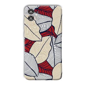Leafy Pattern Phone Customized Printed Back Cover for Samsung Galaxy F04