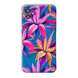 Aqautic Flowers Phone Customized Printed Back Cover for Samsung Galaxy F04