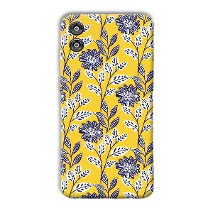 Yellow Fabric Design Phone Customized Printed Back Cover for Samsung Galaxy F04