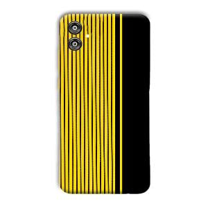 Yellow Black Design Phone Customized Printed Back Cover for Samsung Galaxy F04