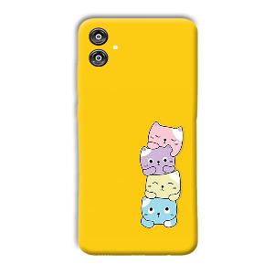 Colorful Kittens Phone Customized Printed Back Cover for Samsung Galaxy F04