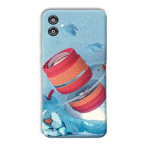 Blue Design Phone Customized Printed Back Cover for Samsung Galaxy F04