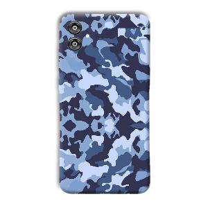 Blue Patterns Phone Customized Printed Back Cover for Samsung Galaxy F04