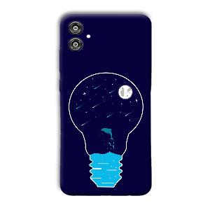Night Bulb Phone Customized Printed Back Cover for Samsung Galaxy F04