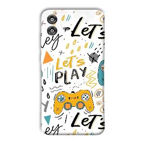 Let's Play Phone Customized Printed Back Cover for Samsung Galaxy F04