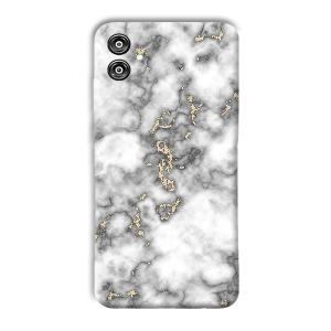 Grey White Design Phone Customized Printed Back Cover for Samsung Galaxy F04