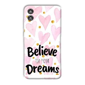 Believe Phone Customized Printed Back Cover for Samsung Galaxy F04