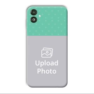 Green Hearts Customized Printed Back Cover for Samsung Galaxy F14 5G