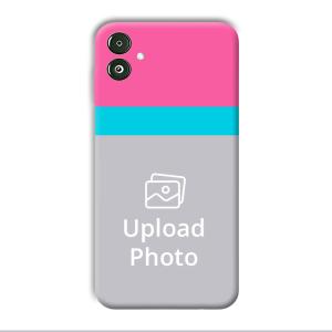 Pink & Sky Blue Customized Printed Back Cover for Samsung Galaxy F14 5G