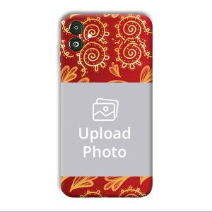 Red Design Customized Printed Back Cover for Samsung Galaxy F14 5G