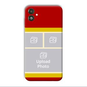 Red Yellow Collage Customized Printed Back Cover for Samsung Galaxy F14 5G