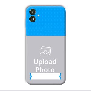 Sky Blue & White Customized Printed Back Cover for Samsung Galaxy F14 5G