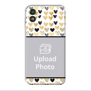 Small Hearts Customized Printed Back Cover for Samsung Galaxy F14 5G