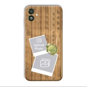 Wooden Photo Collage Customized Printed Back Cover for Samsung Galaxy F14 5G