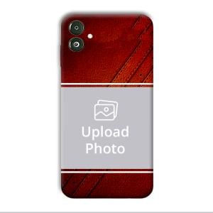Solid Red Customized Printed Back Cover for Samsung Galaxy F14 5G