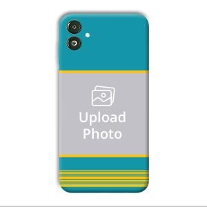 Yellow Blue Design Customized Printed Back Cover for Samsung Galaxy F14 5G