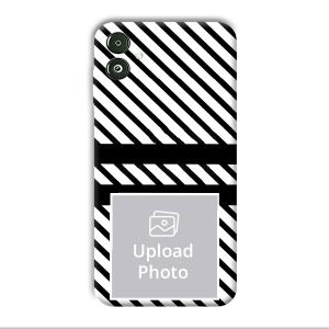 White Black Customized Printed Back Cover for Samsung Galaxy F14 5G