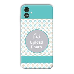 Blue Flowers Customized Printed Back Cover for Samsung Galaxy F14 5G