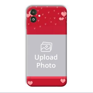 Red Pink  Customized Printed Back Cover for Samsung Galaxy F14 5G