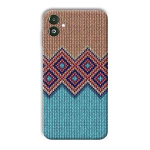 Fabric Design Phone Customized Printed Back Cover for Samsung Galaxy F14 5G