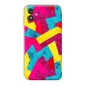 Pink Yellow Pattern Phone Customized Printed Back Cover for Samsung Galaxy F14 5G
