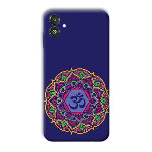 Blue Om Design Phone Customized Printed Back Cover for Samsung Galaxy F14 5G