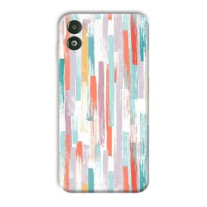 Light Paint Stroke Phone Customized Printed Back Cover for Samsung Galaxy F14 5G