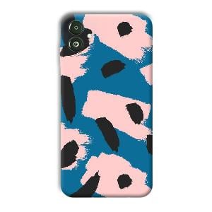 Black Dots Pattern Phone Customized Printed Back Cover for Samsung Galaxy F14 5G