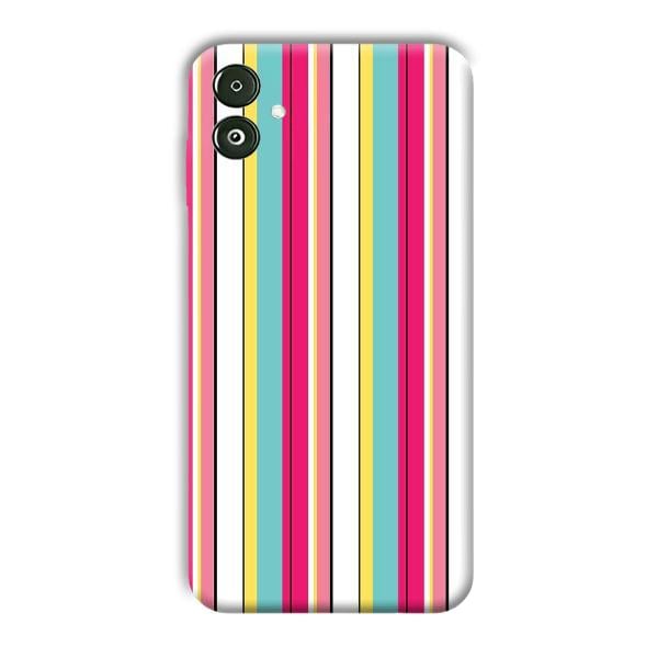 Lines Pattern Phone Customized Printed Back Cover for Samsung Galaxy F14 5G