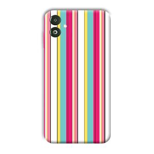 Lines Pattern Phone Customized Printed Back Cover for Samsung Galaxy F14 5G