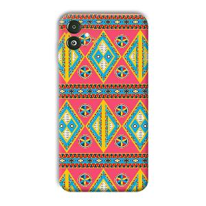 Colorful Rhombus Phone Customized Printed Back Cover for Samsung Galaxy F14 5G