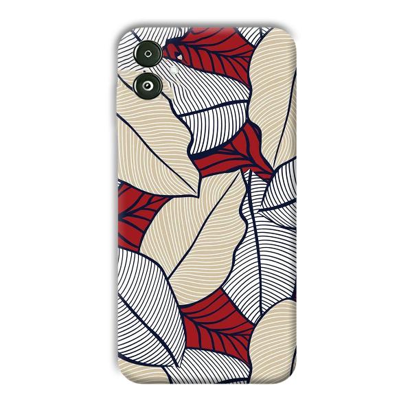 Leafy Pattern Phone Customized Printed Back Cover for Samsung Galaxy F14 5G