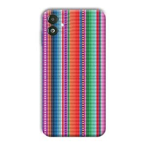 Fabric Pattern Phone Customized Printed Back Cover for Samsung Galaxy F14 5G