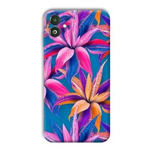 Aqautic Flowers Phone Customized Printed Back Cover for Samsung Galaxy F14 5G