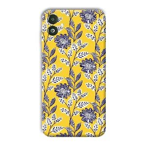 Yellow Fabric Design Phone Customized Printed Back Cover for Samsung Galaxy F14 5G
