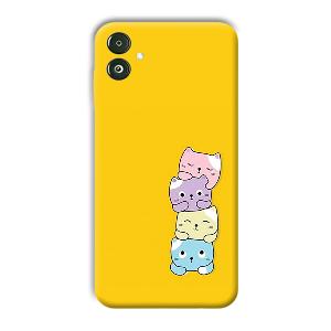 Colorful Kittens Phone Customized Printed Back Cover for Samsung Galaxy F14 5G