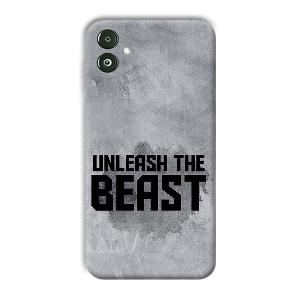 Unleash The Beast Phone Customized Printed Back Cover for Samsung Galaxy F14 5G