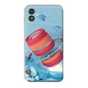 Blue Design Phone Customized Printed Back Cover for Samsung Galaxy F14 5G