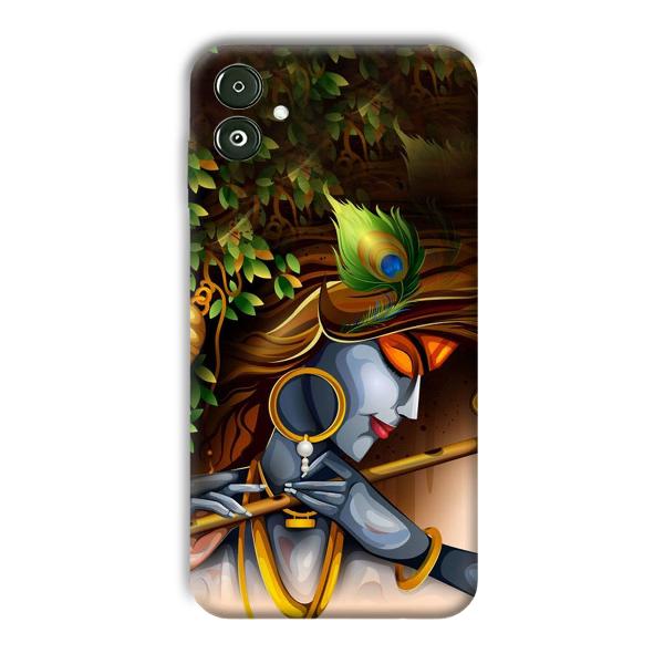 Krishna & Flute Phone Customized Printed Back Cover for Samsung Galaxy F14 5G