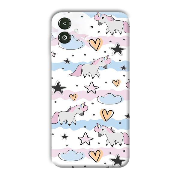 Unicorn Pattern Phone Customized Printed Back Cover for Samsung Galaxy F14 5G
