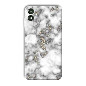 Grey White Design Phone Customized Printed Back Cover for Samsung Galaxy F14 5G