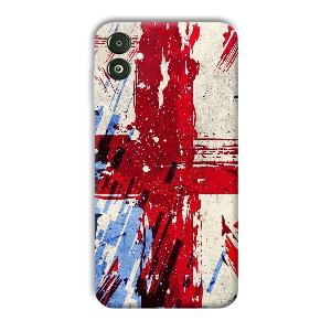 Red Cross Design Phone Customized Printed Back Cover for Samsung Galaxy F14 5G