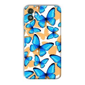 Blue Butterflies Phone Customized Printed Back Cover for Samsung Galaxy F14 5G