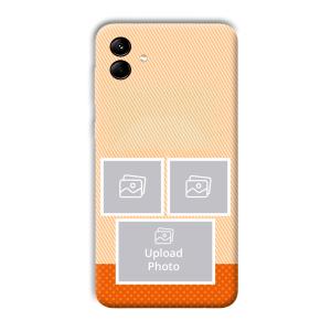Orange Background Customized Printed Back Cover for Samsung Galaxy M04